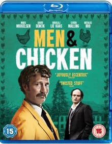 men and chicken