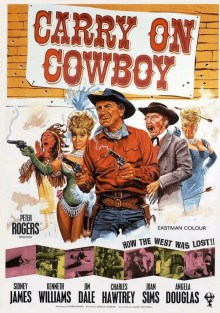 The poster for Carry On Cowboy