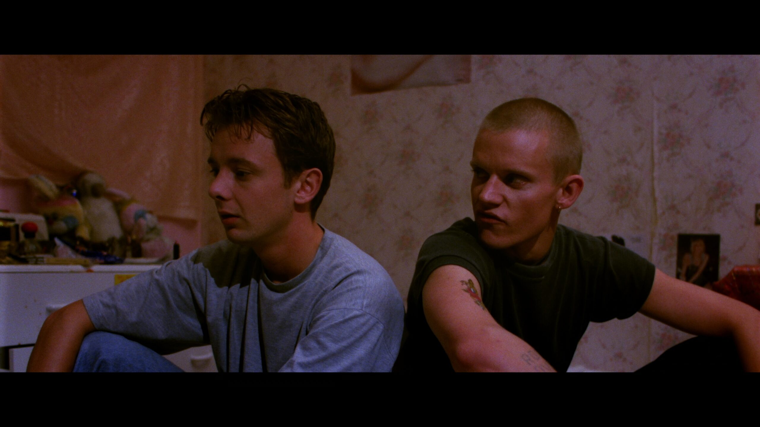 John Simm and Marc Warren in the new 4K release of Boston Kickout